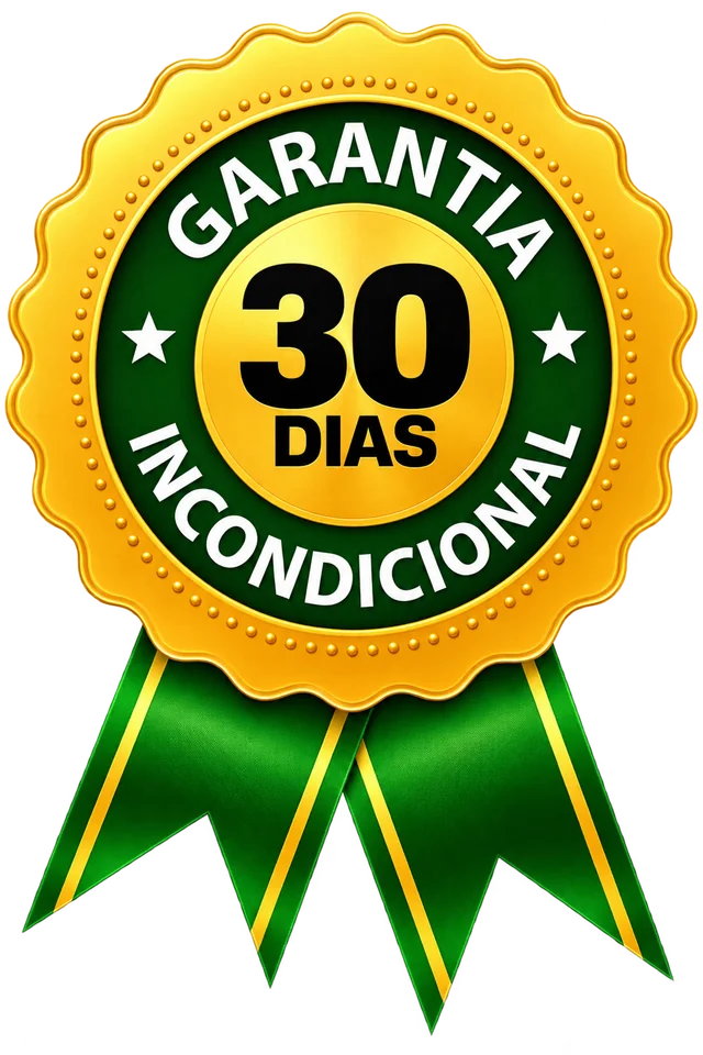 Garantia incondicional de 30 dias